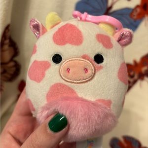 Squishmallow Clip- Evangelica the cow, brand new with tag
